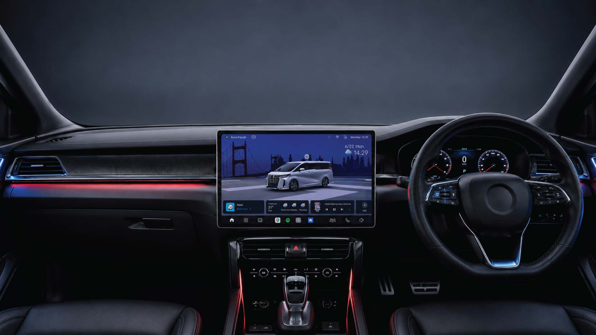 X100 Infotainment Dashboard