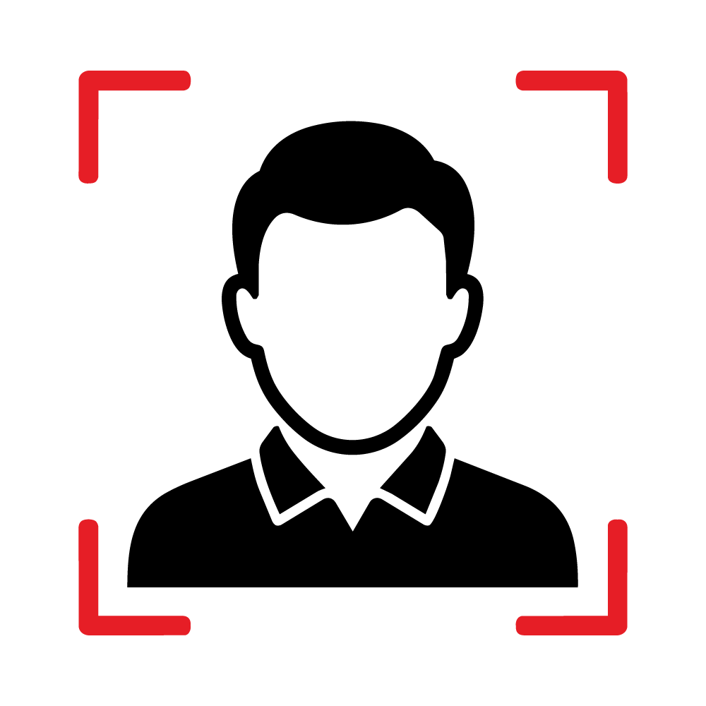Facial recognition icon